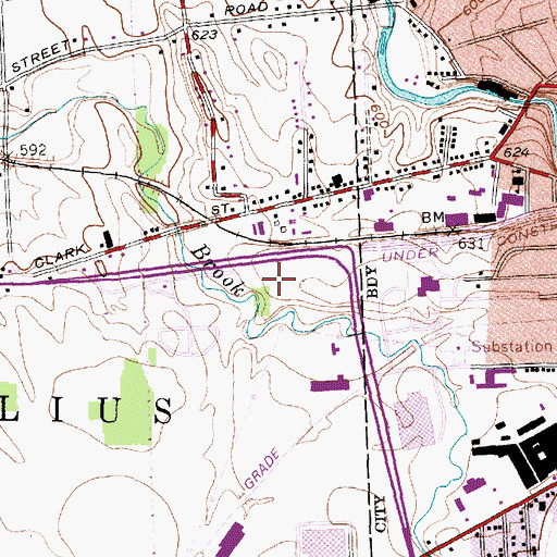 Topographic Map of Calvary Chapel, NY