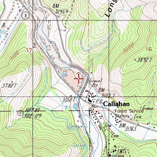 Topographic Map of East Fork Scott River, CA