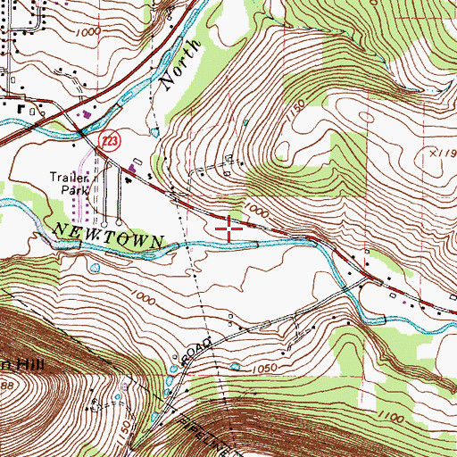 Topographic Map of Glad Tidings Christian Life Church, NY
