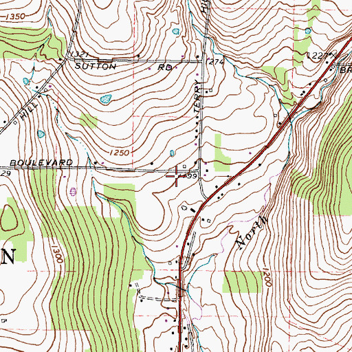 Topographic Map of Seventh Day Adventist Church, NY