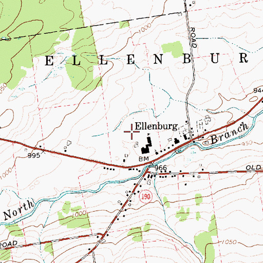 Topographic Map of Northern Adirondack Junior - Senior High School, NY