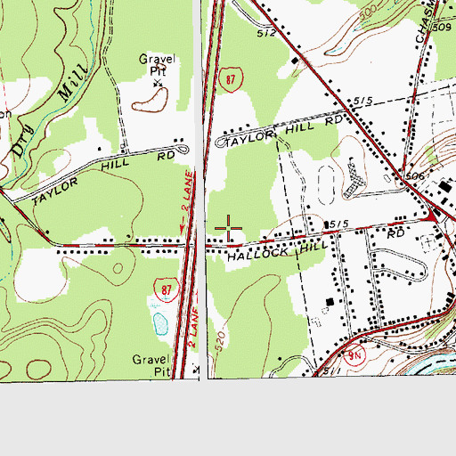 Topographic Map of Good Shepherd Church, NY