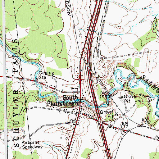 Topographic Map of Seventh Day Adventist Church, NY