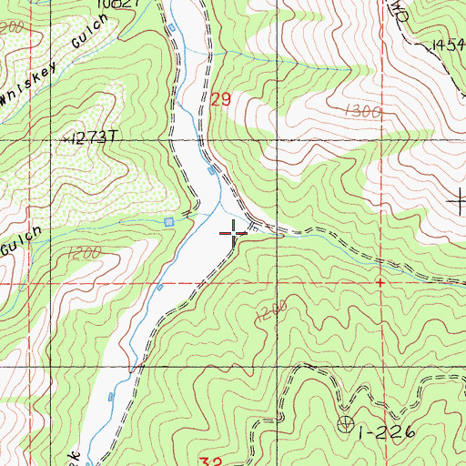 Topographic Map of East Gulch, CA