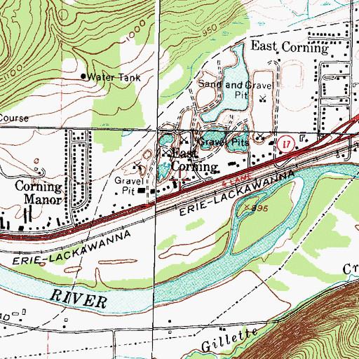 Topographic Map of Kings Way Christian Academy, NY