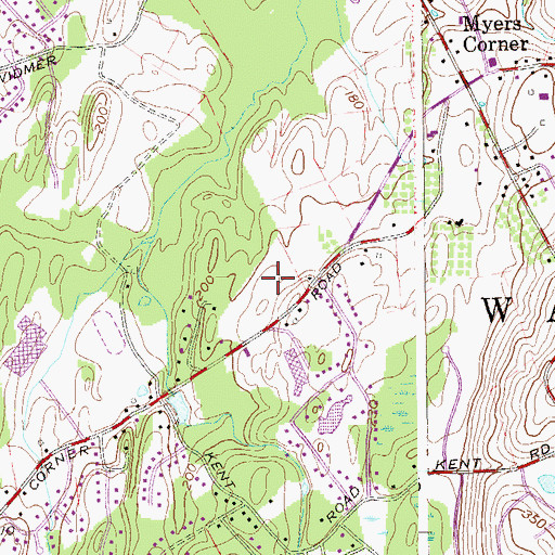 Topographic Map of Orchard View Alternative High School, NY