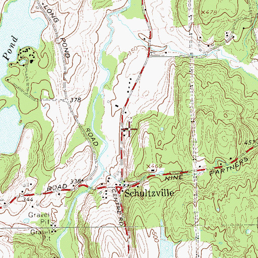 Topographic Map of Clinton Alliance Church, NY