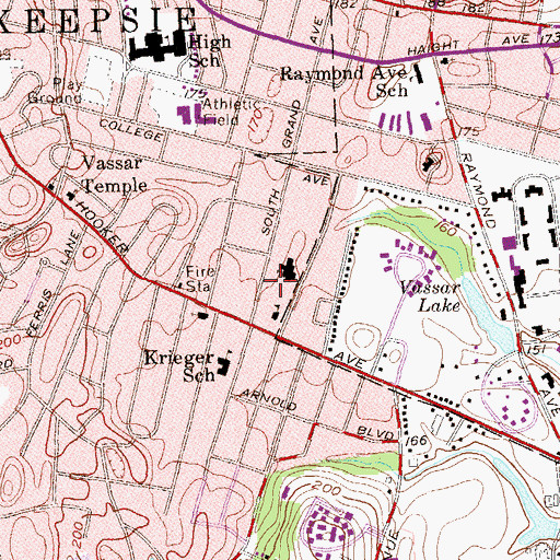 Topographic Map of Kimisis Greek Orthodox Church, NY