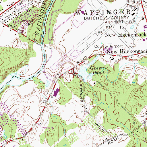 Topographic Map of Connections Church, NY