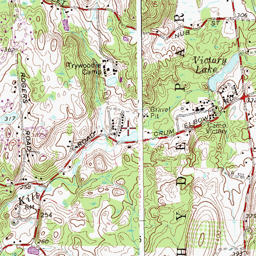 Topographic Map of Reach Out Church, NY