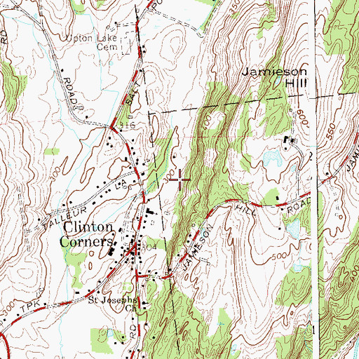 Topographic Map of Evangelical Free Church, NY