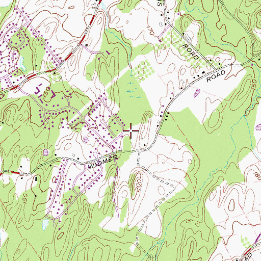 Topographic Map of Hudson Valley Christian Church, NY