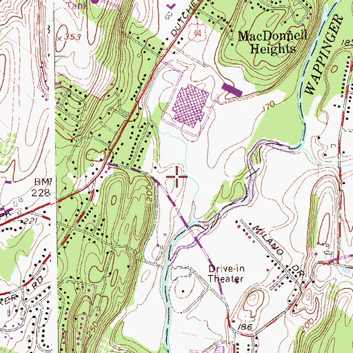 Topographic Map of New Beginnings Christian and Missionary Alliance Church, NY