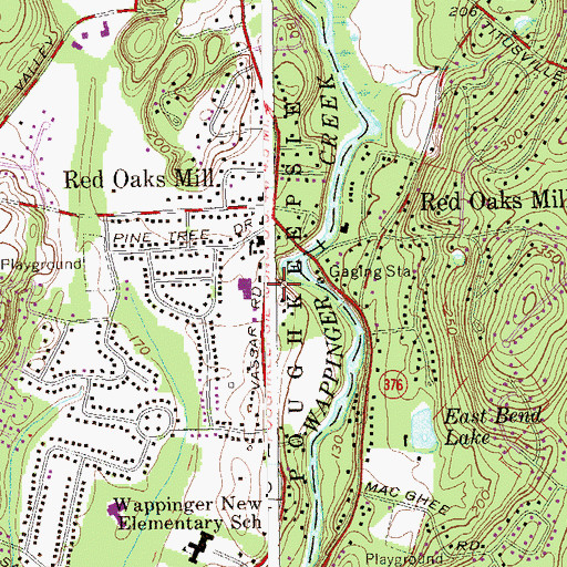 Topographic Map of Chabad Lubavitch Center, NY