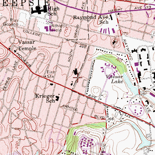 Topographic Map of Yahweh's Assembly Church, NY