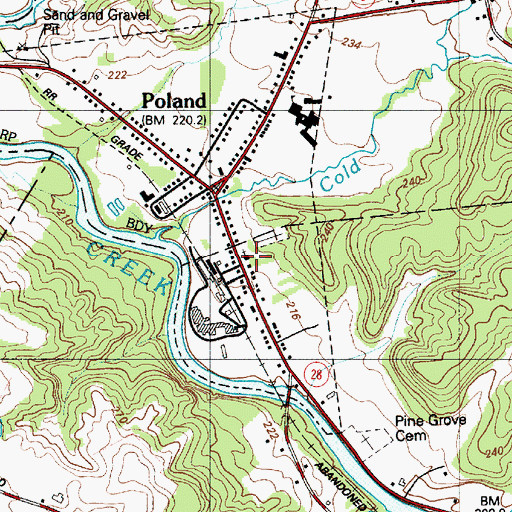 Topographic Map of Community Baptist Church, NY