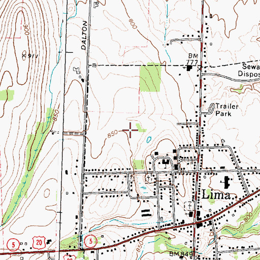 Topographic Map of Elim Gospel Church, NY