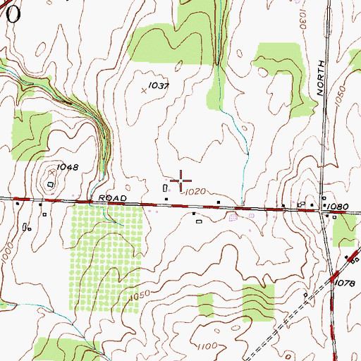 Topographic Map of Harvest Fellowship, NY