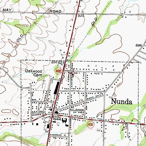 Topographic Map of Holy Angels Church, NY