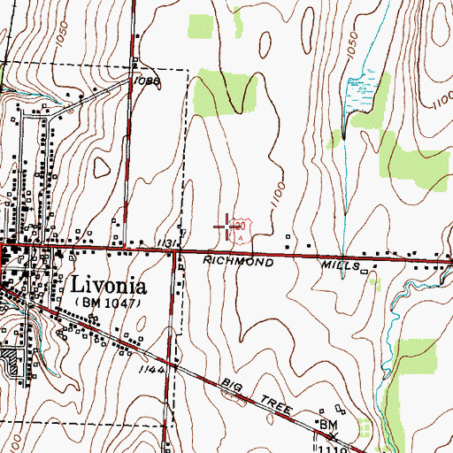 Topographic Map of Saint Matthew Catholic Church, NY