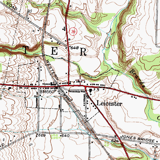 Topographic Map of Saint Thomas Aquinas Church, NY