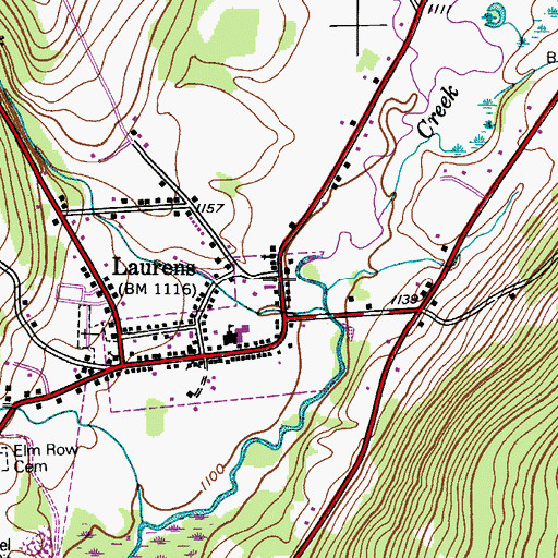 Topographic Map of Saint Matthew Lutheran Church, NY