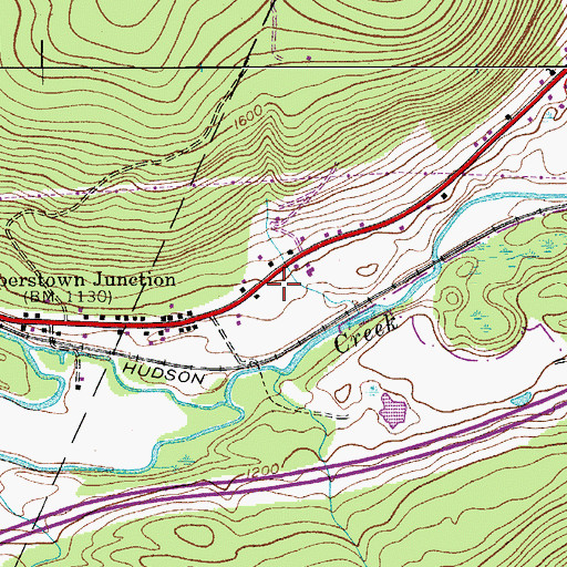 Topographic Map of Word of Faith Church, NY