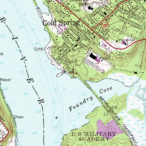 Topographic Map of Chapel of Our Lady Restoration, NY