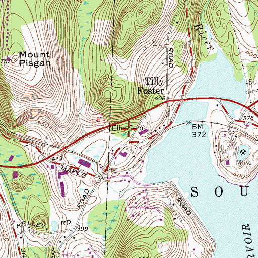 Topographic Map of Trinity Lutheran Church, NY