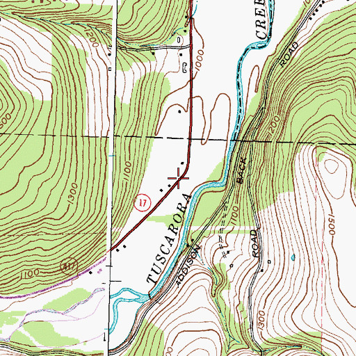 Topographic Map of Jesus Church Mennonite Fellowship, NY