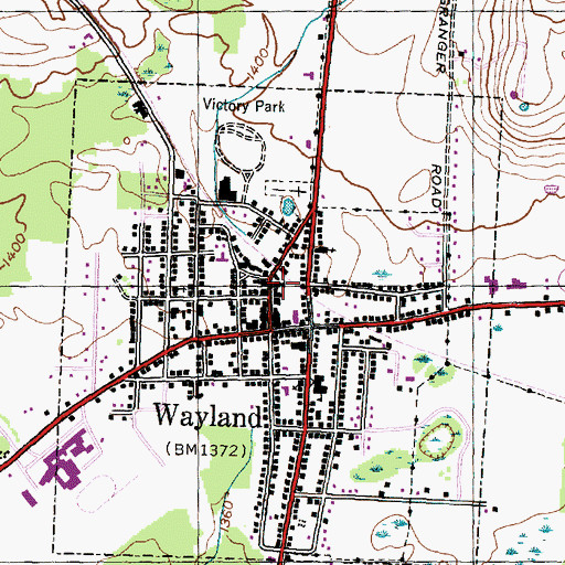 Topographic Map of Lighthouse Wesleyan Church, NY
