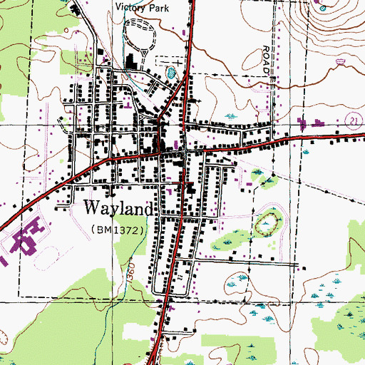 Topographic Map of Saint Paul's United Church of Christ, NY