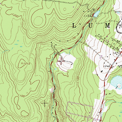 Topographic Map of Homestead School, NY