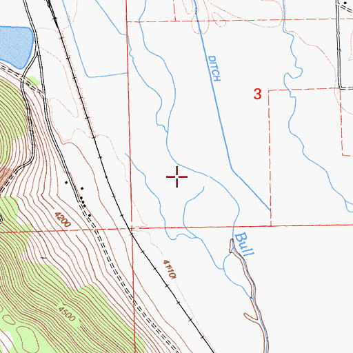 Topographic Map of Egg Lake Slough, CA