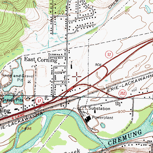 Topographic Map of Friends of the Cross Christian, NY
