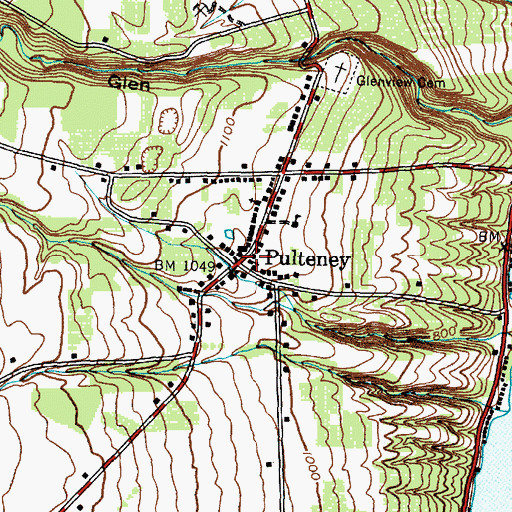 Topographic Map of Greater Grace Fellowship Church, NY