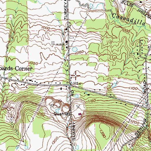 Topographic Map of Stone Circle School, NY