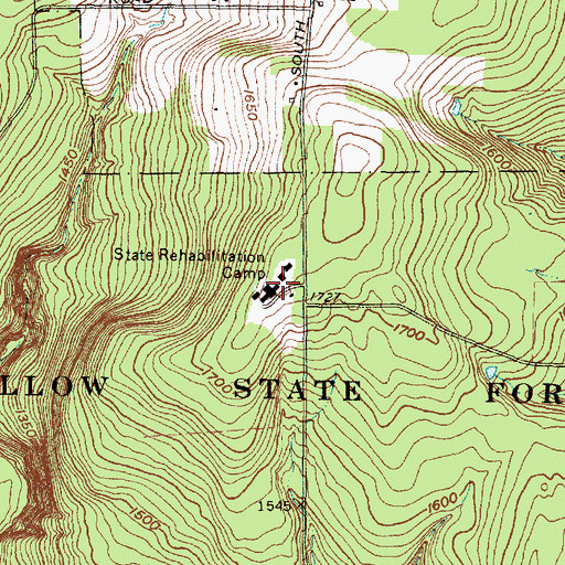 Topographic Map of MacCormick Secure Center, NY