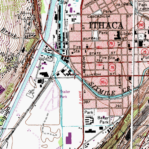 Topographic Map of Bethlehem Church of Jesus Christ, NY