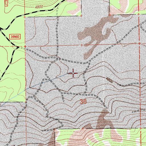 Topographic Map of Eiler Gulch, CA