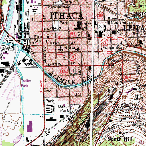 Topographic Map of Reformed Community Church, NY