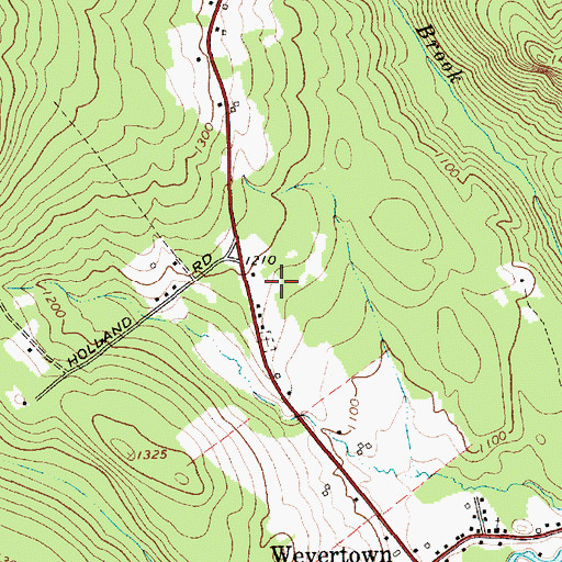 Topographic Map of Calvary Bible Church, NY