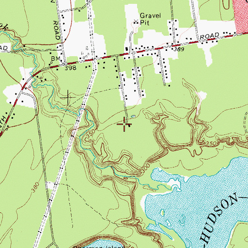 Topographic Map of Faith Bible Church, NY
