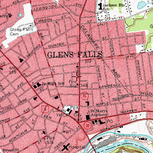 Topographic Map of Faith Tabernacle Baptist Church, NY