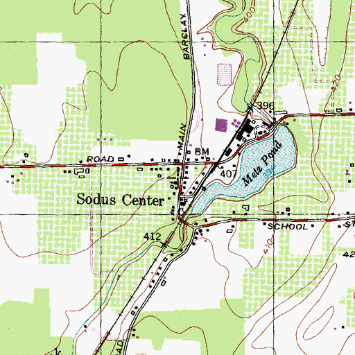 Topographic Map of Church of God by Faith, NY