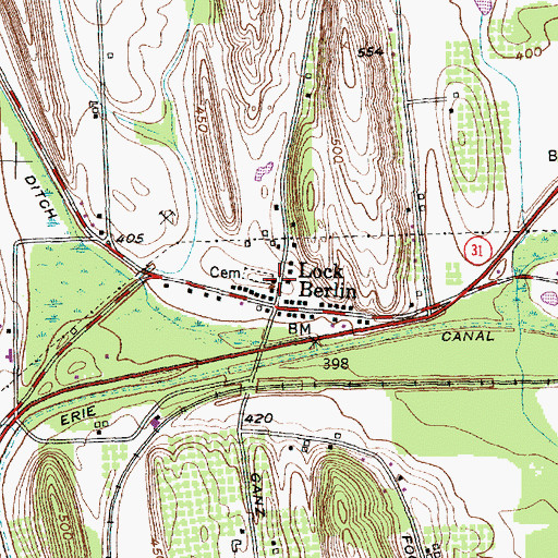 Topographic Map of Fellowship of Faith, NY