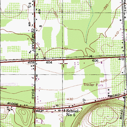 Topographic Map of Harvest Fellowship Assembly of God, NY