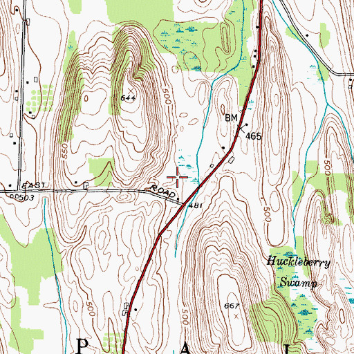 Topographic Map of Heritage Baptist Church, NY