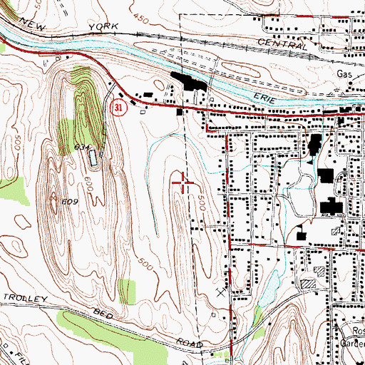Topographic Map of Redeemer Lutheran Church, NY