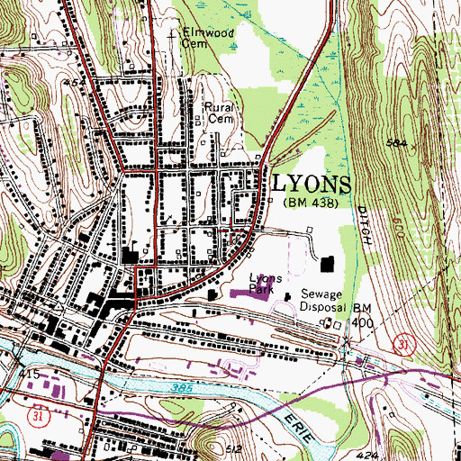 Topographic Map of Mount Zion Missionary Baptist Church, NY